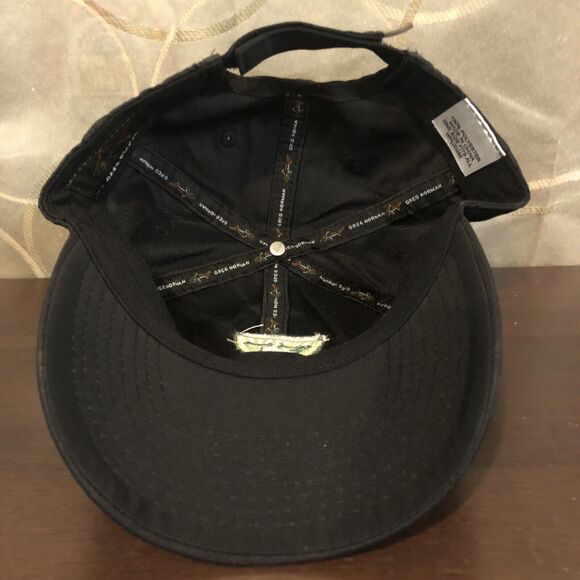 The Prestige Golf Hat PGA West Greg Norman Course Black Adjustable Strap Cap - Picture 8 of 9